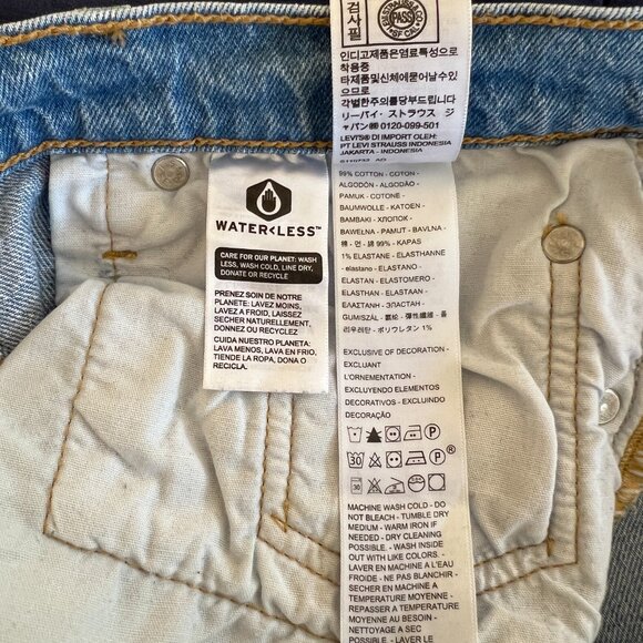 Levis 501 Skinny Women's Jeans W28 L28 High Rise Slim - Picture 8 of 12